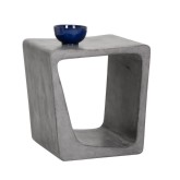 Darwin End Table in Sealed Concrete